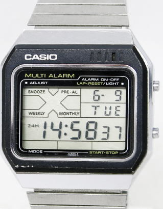 レア Vintage 1980年代　Casio A253  腕時計 昭和レトロ