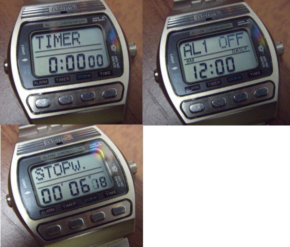 ８０年代 セイコー・デジタル: デジタルな腕時計たち ２