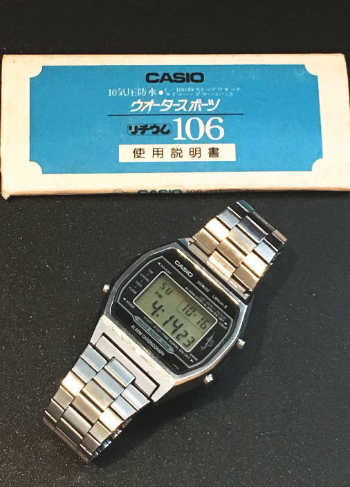 直送商品 レア80s Casio F-14 model 350 デジタル腕時計 腕時計 